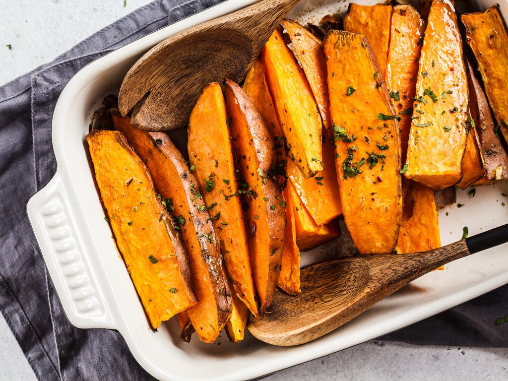 healthy foods: sweet potatoes